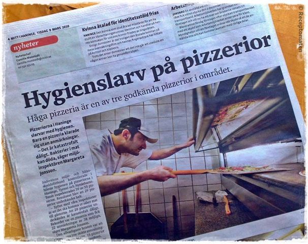 Vi lägger stor vikt vid hygienrutiner